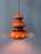Red Ceramic Pendant Lamp, West Germany For Sale - Image 5 of 13