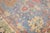 Vintage Inspired Oushak Carpet featuring an arts and crafts pattern