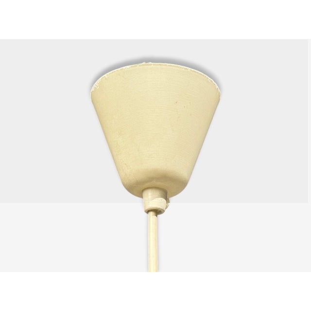 Limburg Glashütte, Small Pendant Light, Textured Glass, Plastic, Germany, 1970s For Sale - Image 10 of 10