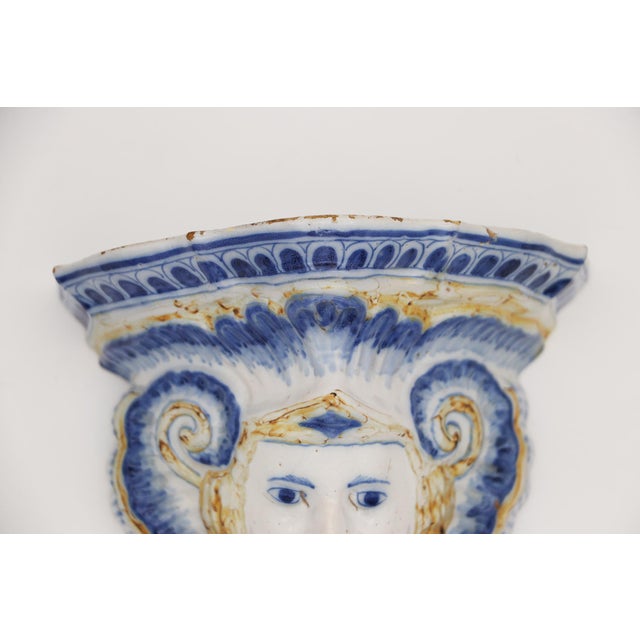 Baroque 19th Century Italian Baroque Corbel, Faience, Earthenware For Sale - Image 3 of 17