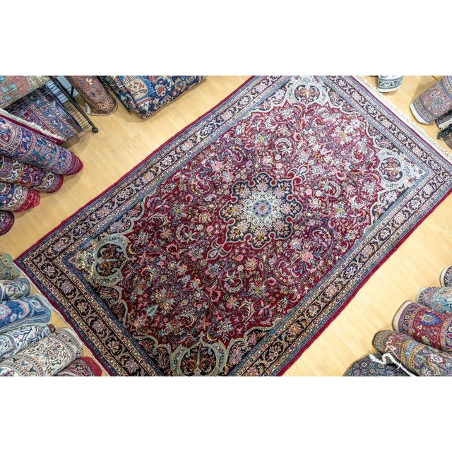Antique Kurdish Hand-Knotted Bidjar Rug For Sale - Image 10 of 18