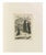 Etching on paper. Hand Signed and numbered. Edition of 23. Good conditions. Very fresh printing line. Catalogue Neri Pozza...