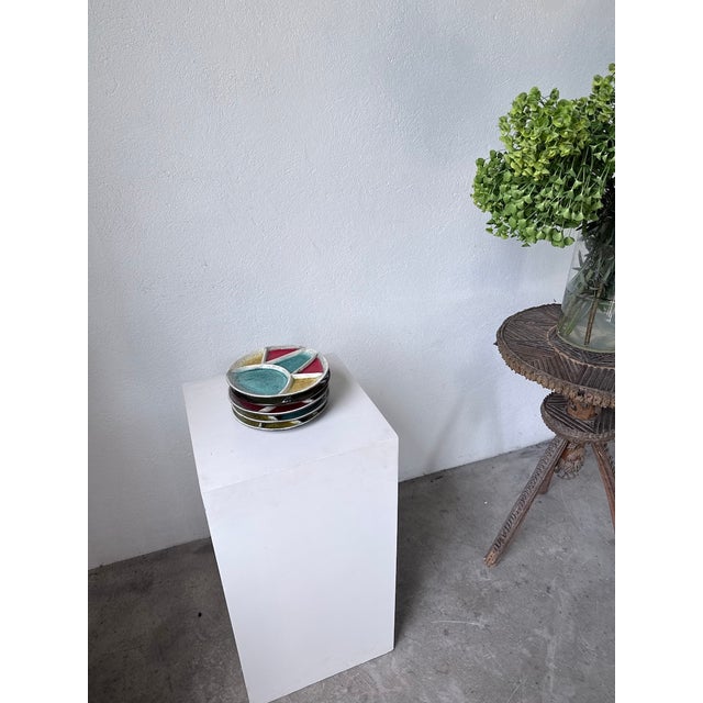 Fondue Plates by Hugo Kohler, 1970s, Set of 5 For Sale - Image 4 of 18