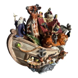 Fitz & Floyd Ceramic Noah's Ark For Sale