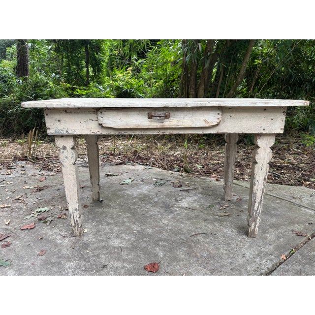 Primitive Harvest Table For Sale - Image 9 of 9