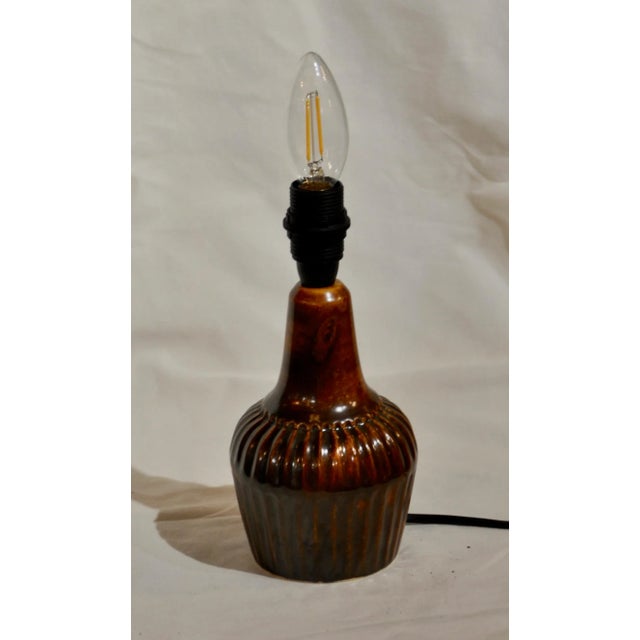 Dark Brown Secle Table Lamp For Sale - Image 4 of 6