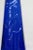 Blue Studio Nova Cobalt Blue Glass Moon Spiral Spade Rainbow Tall Vases a Pair For Sale - Image 8 of 11