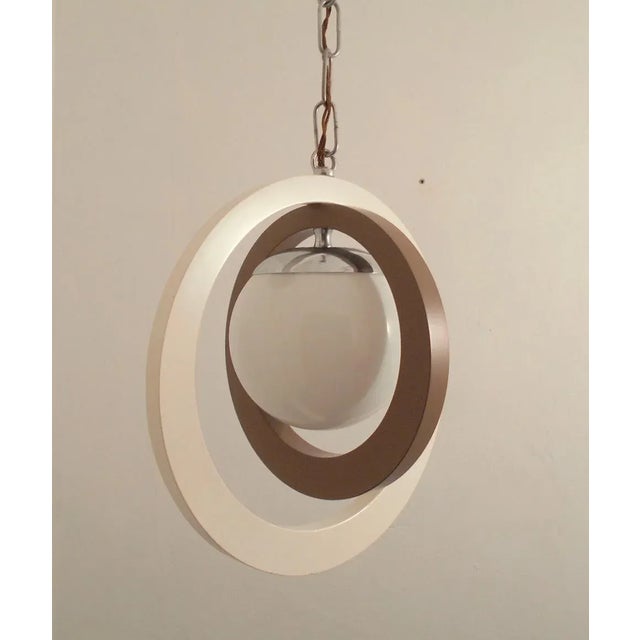 Space Age Italian Pendant Lamps, 1960s, Set of 2 For Sale - Image 4 of 8