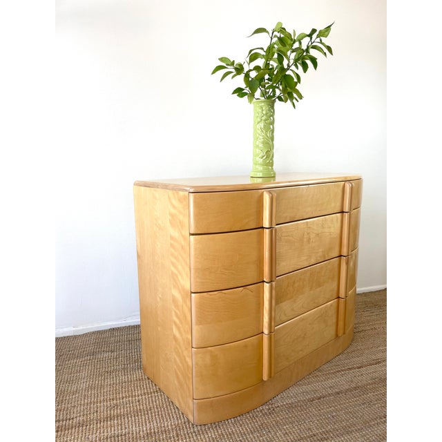 Vintage Mid-Century Modern Heywood Wakefield 4 Drawer Airflow Dresser For Sale - Image 10 of 16