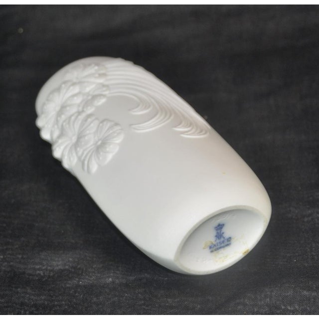 1960s German Vase with Flower Drawings from Ak Kaiser, 1960s For Sale - Image 5 of 7