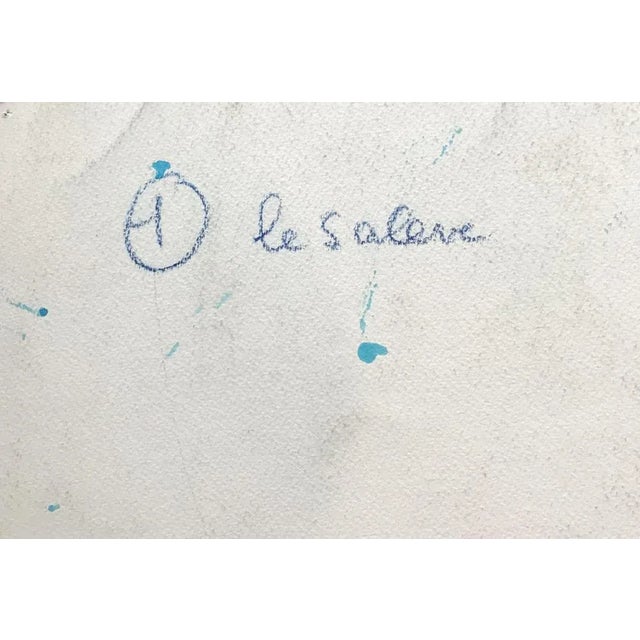 Isaac Charles Goetz, Le Saève, 1939, Gouache on Paper For Sale - Image 6 of 8