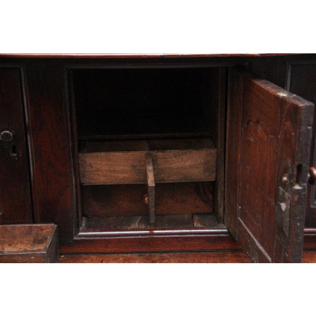 Brown Oak Tridarn, Early 18th Century For Sale - Image 8 of 16