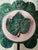 Mid 20th Century Vintage Italian Majolica Hand-Painted Grape Leaf Plate For Sale - Image 5 of 9