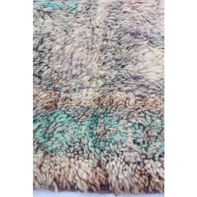 1980s Handknotted Moroccan Rug - 6'6" X 10'10" Ft For Sale - Image 5 of 6