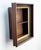 Awesome antique framed shadow box wall shelf. A great way to display small trinkets or hang in a bathroom as a little John...