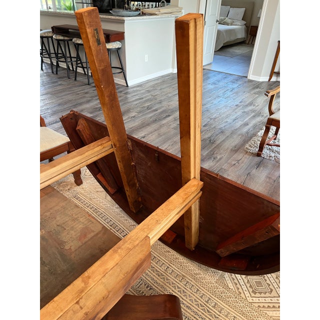 Cherry Dining Table and 8 Chairs From the Early 1900’s For Sale - Image 10 of 10
