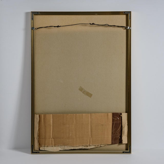 Off-white French Galerie Broussard Exhibit Poster by Robert Delval For Sale - Image 8 of 8