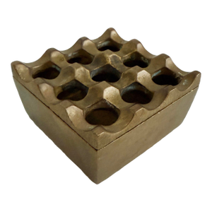 Ultima Ashtray in Brass Attributed to Holger Bäckström and Bo Ljungberg, Mid-20th Century