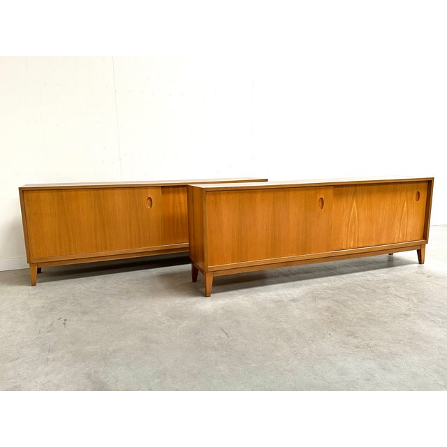 1960s Vintage Sideboards by Georg Satink for WK Möbel, 1950s, Set of 2 For Sale - Image 5 of 17