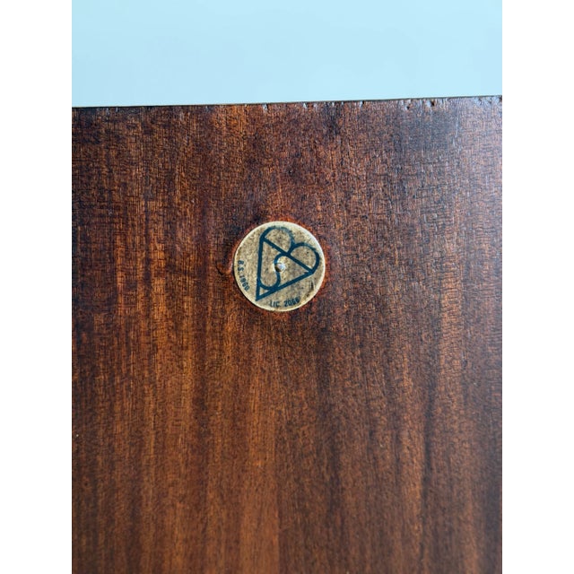 Wood 1940s Art Deco Curved Waterfall Sideboard With Inlaid Details For Sale - Image 7 of 16