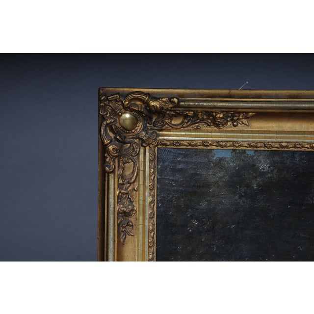 Romantic Artist, River Landscape, 19th Century, Oil Painting, Framed For Sale - Image 18 of 18