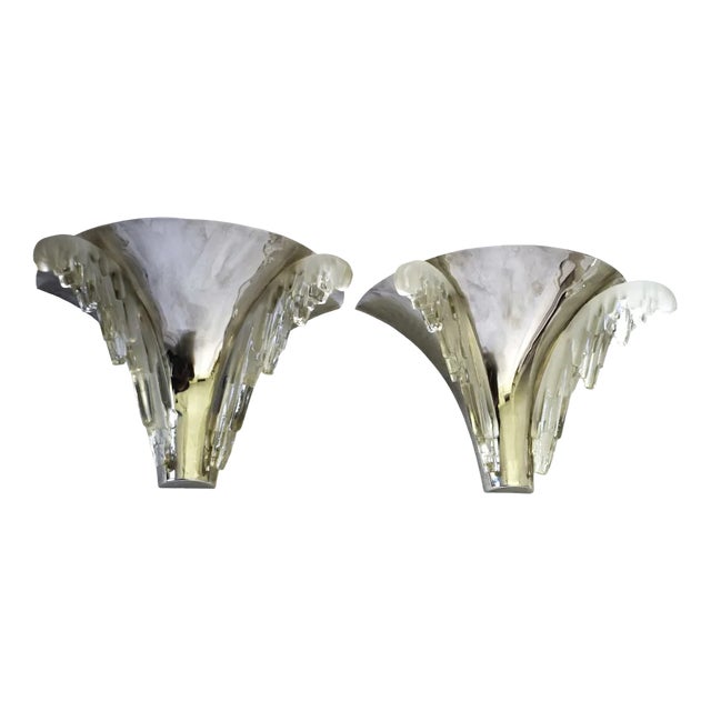 Vintage Wall Sconces by Henri Petitot, 1930s, Set of 2 For Sale