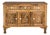 Anglo-Indian Style Mango Wood Buffet with Geometric Bone Inlay For Sale