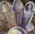 Vintage Blenko Lotus Bowl Set Clear Textured Art Glass Salad Berry - 9 pcs For Sale - Image 9 of 11