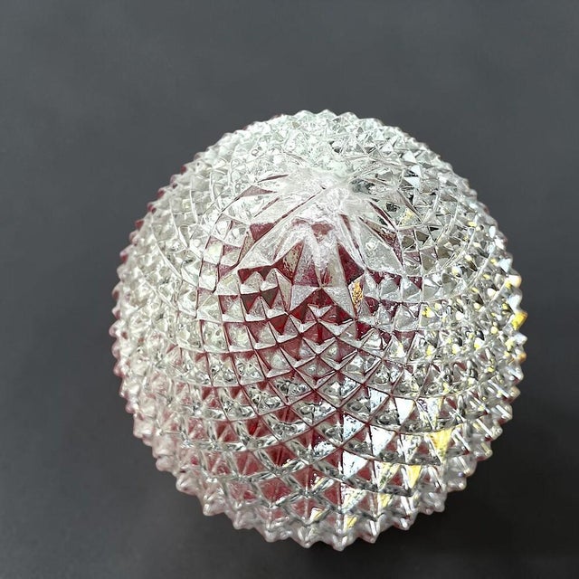 1960s Mid-Century Modern Italian Red Glass Wall Sconces, 1960s, Set of 3 For Sale - Image 5 of 10
