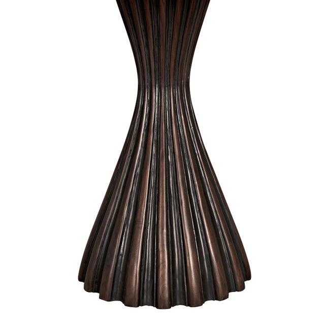 Not Yet Made - Made To Order NOIR Osiris Dining Table, Pale Rubbed with Light Brown Trim For Sale - Image 5 of 7