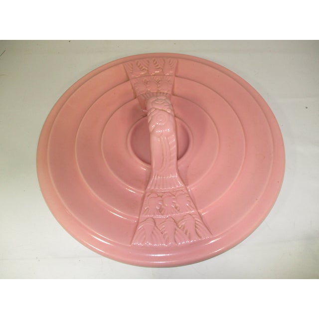 1930s 1930s Vernon Kilns Hors d'Oeuvre Platter by May & Vieve Hamilton For Sale - Image 5 of 14