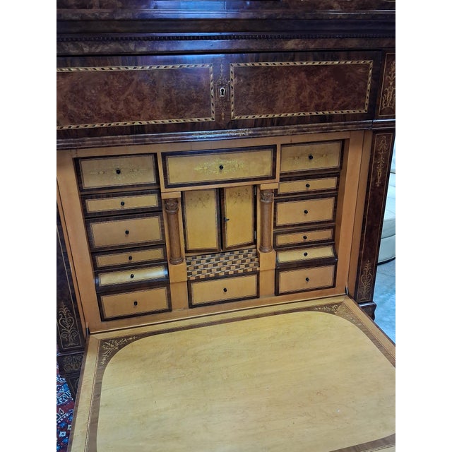 Tulip Secretary Desk with Drop-Front, 1950s For Sale - Image 12 of 18