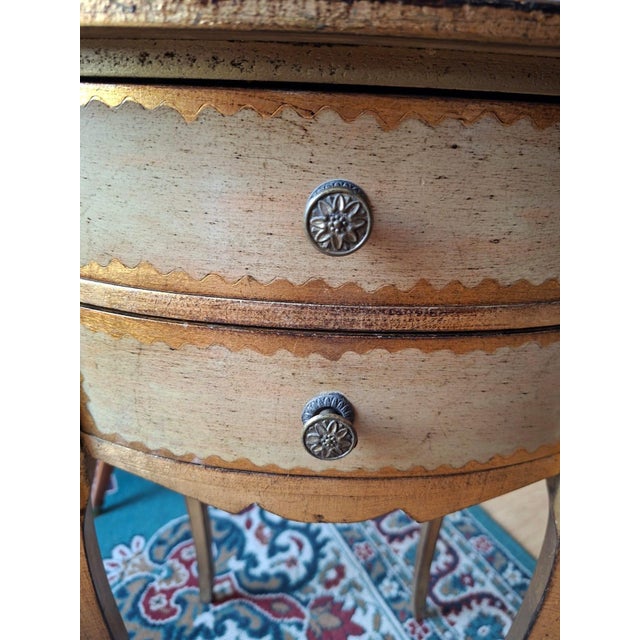 Lacquered and Gilded Oval Coffee Table, 1960s For Sale - Image 9 of 18