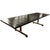 Impressive handmade dining table shown with our Minimalist cube base in a bronze-plated steel. The cherrywood top has been...