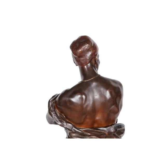 Le Garde Du Harem, a Monumental Orientalist Bronze Sculpture by G. Coudray C. 1880 For Sale - Image 9 of 12