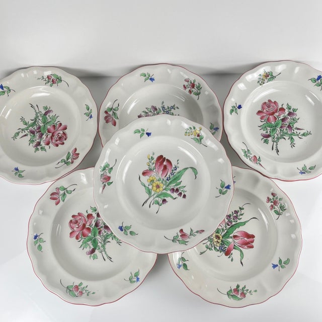 Réverbère Model Service for Six People from KG Lunéville, 1950s, Set of 18 For Sale - Image 9 of 17