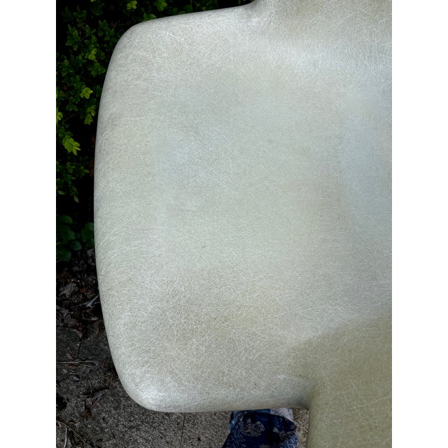 Plastic Eames Era Fiberglass 1960s Shell Arm Chair For Sale - Image 7 of 7