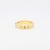 Metal Tiffany & Co. 18k Gold & Diamond Signature X Band Ring For Sale - Image 7 of 10