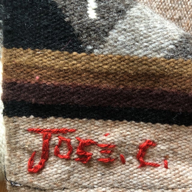 1980s Modernist Reptile Handwoven Tapestry For Sale - Image 10 of 11