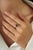 Boho Chic 1.96ct Marquise Cut Black Diamond Solitaire Ring Size 7 in 14k White Gold For Sale - Image 3 of 15