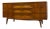 Mid-Century Modern Nine-Drawer Dresser or Credenza With Diamond Faceted Drawers. For Sale