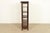 Berkey & Gay Antique Victorian Carved Oak Curved Glass Bookcase or Display Cabinet, Circa 1900 For Sale - Image 10 of 13