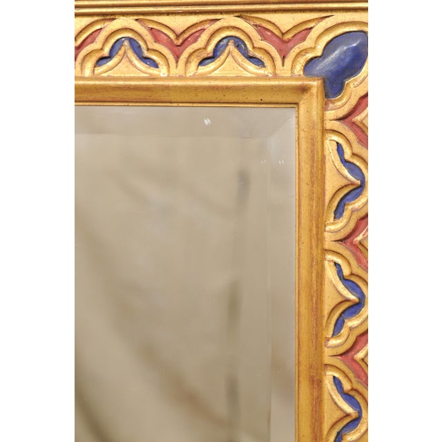 Mid 20th Century Large Pair of Richly Decorated Gilt Mirrors For Sale - Image 11 of 12