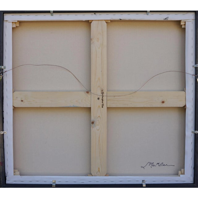 Contemporary "Almost There" Contemporary Abstract Landscape Painting by Laurie MacMillan, Framed For Sale - Image 3 of 7