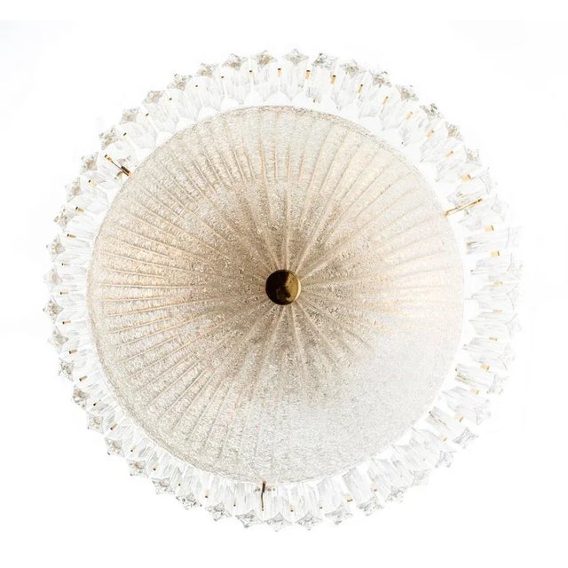 Chandelier in the Style of Venini, 1970s For Sale - Image 3 of 12