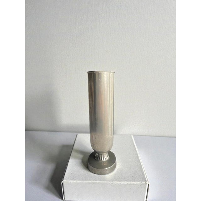 1930s Swedish Art Deco Pewter Vase from Gab, 1939 For Sale - Image 5 of 11