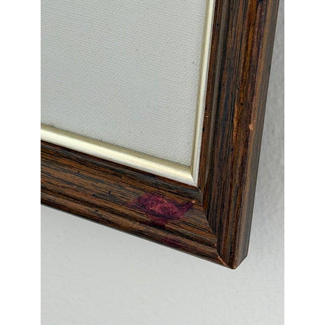 Vintage Signed M. Dykes Original Landscape Painting on Canvas, Framed For Sale In Seattle - Image 6 of 6