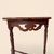 Neoclassical Early 20th Century Antique Mahogany Demilune Console Table With Fretwork Apron For Sale - Image 3 of 5