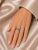 Traditional Late 20th Century 14K White Gold Diamond Sapphire Stacking Band Ring Estate, Size 7 For Sale - Image 3 of 3
