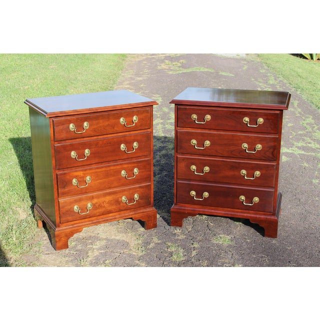 Stickley Mahogany Nightstands—A Pair For Sale - Image 18 of 18